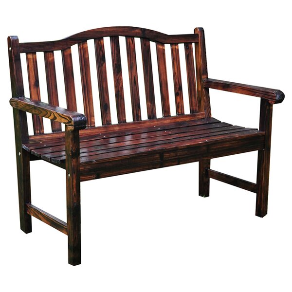 Wooden best sale porch bench